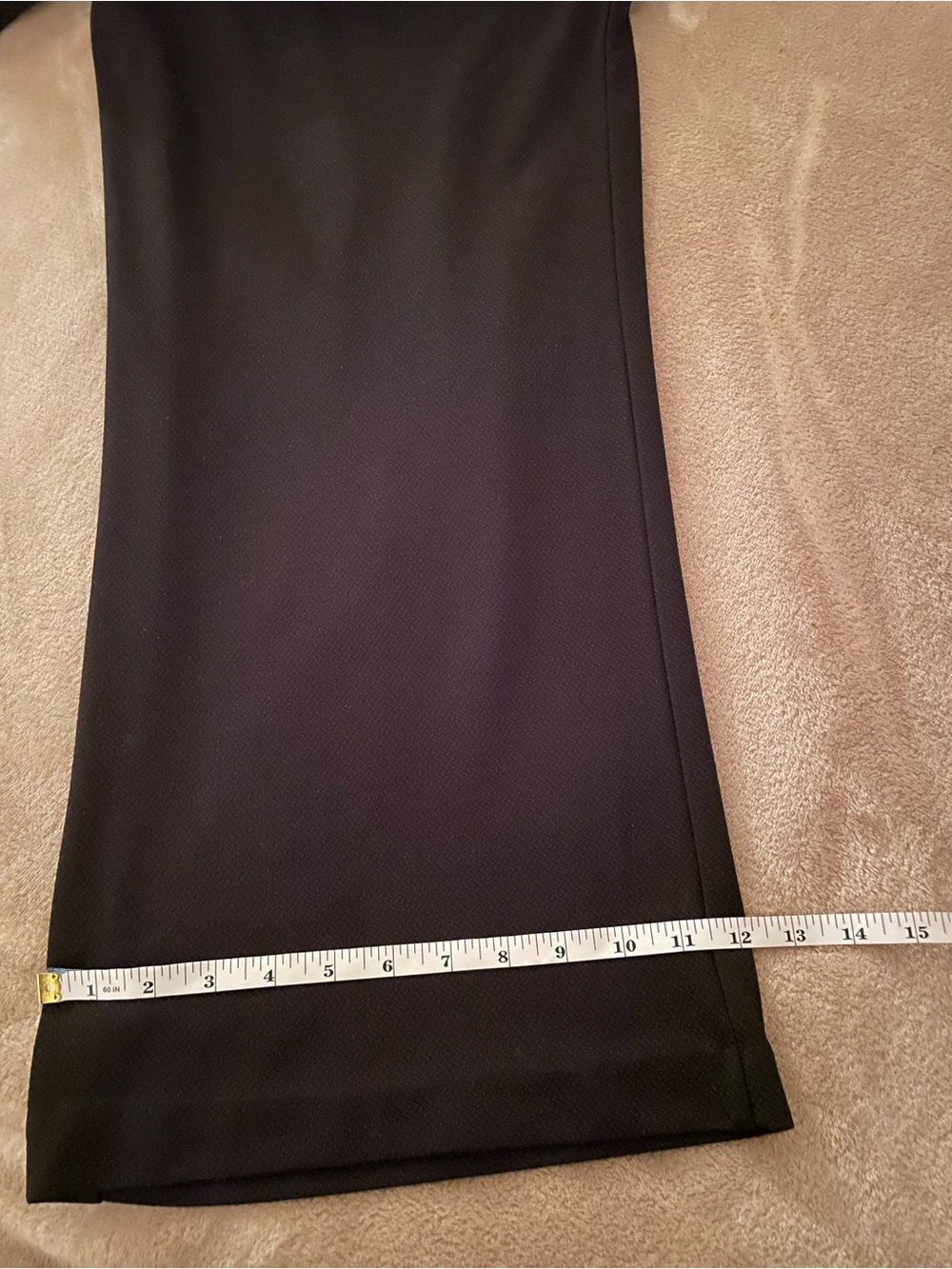 Dress Black Elastic Waist Boot-Cut Pull-On Pants, Plus 4X. - Picture 7 of 7